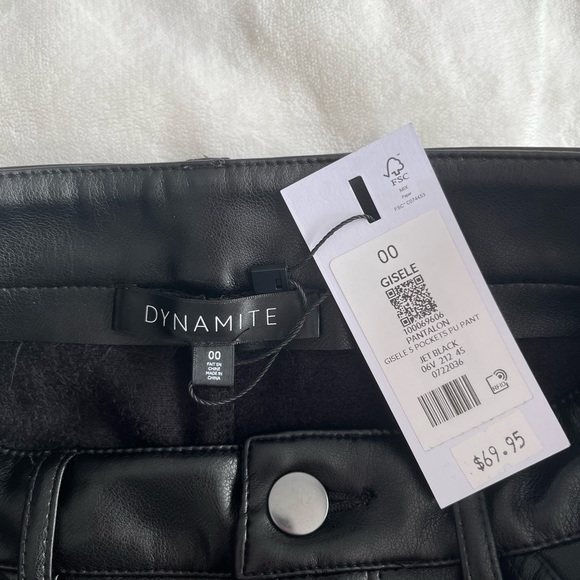 SOLD dynamite leather pants - Picture 3 of 4